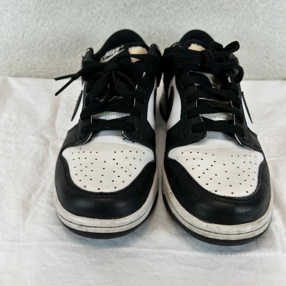 Nike Dunk Low Panda Black White GS Sneakers CW1590-100 Mens Womens Shoes Size 6Y - Picture 3 of 15
